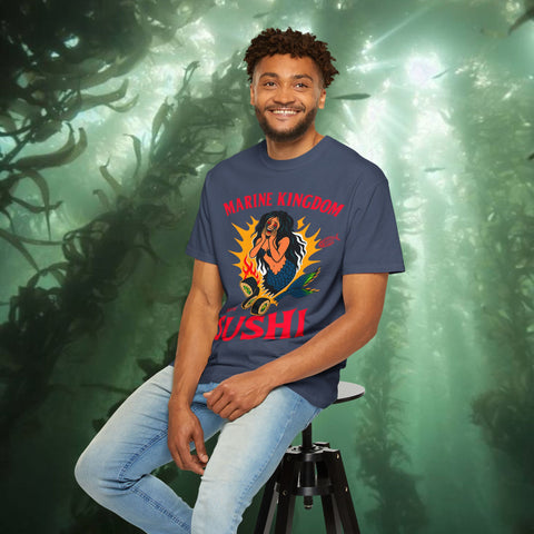 Marine Kingdom Sushi Garment-Dyed T-shirt