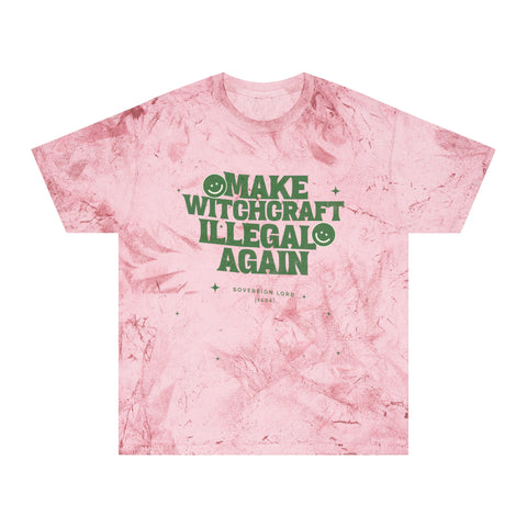 Make Witchcraft Illegal Again Color Blast T-Shirt