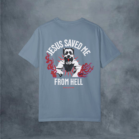 Jesus Saved Me Garment-Dyed T-shirt