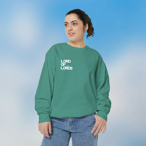 Logo Sporty Garment-Dyed Sweatshirt