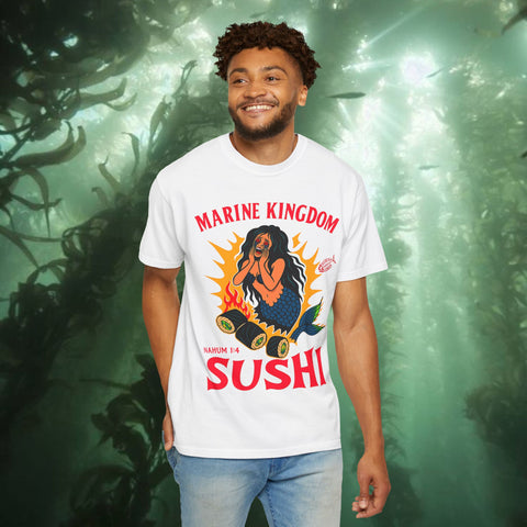 Marine Kingdom Sushi Garment-Dyed T-shirt
