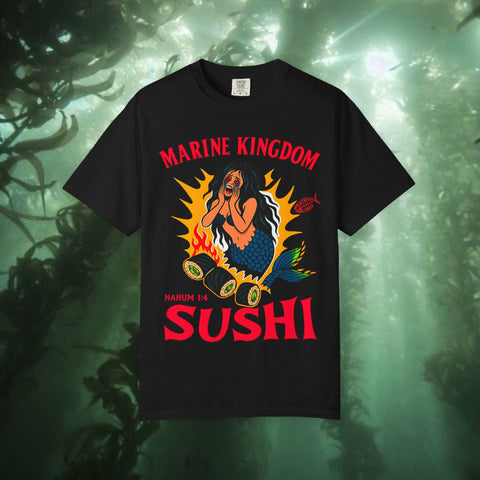 Marine Kingdom Sushi Garment-Dyed T-shirt