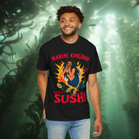 Marine Kingdom Sushi Garment-Dyed T-shirt