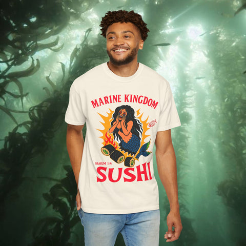 Marine Kingdom Sushi Garment-Dyed T-shirt