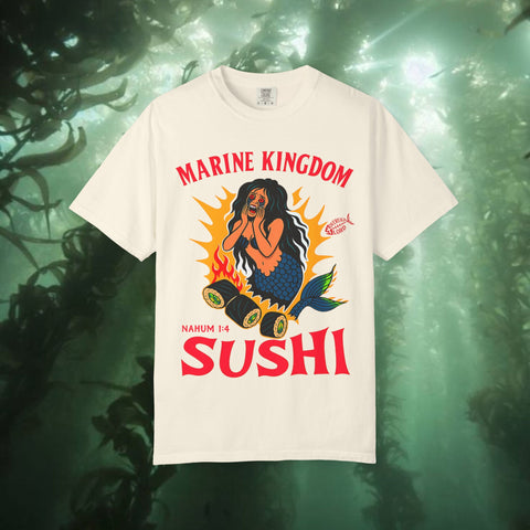 Marine Kingdom Sushi Garment-Dyed T-shirt