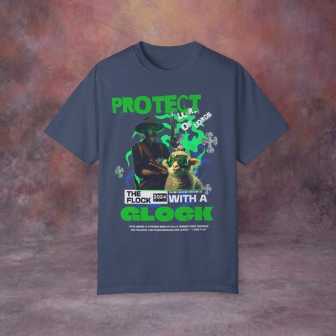 Protect The Flock Garment-Dyed T-shirt