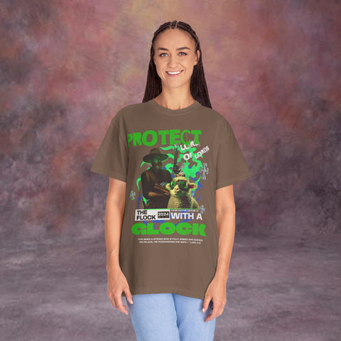 Protect The Flock Garment-Dyed T-shirt