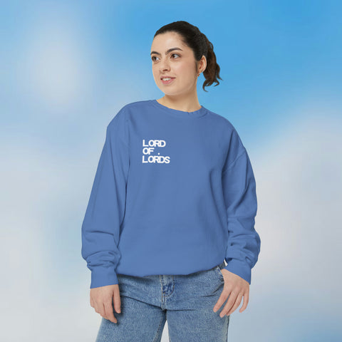 Logo Sporty Garment-Dyed Sweatshirt