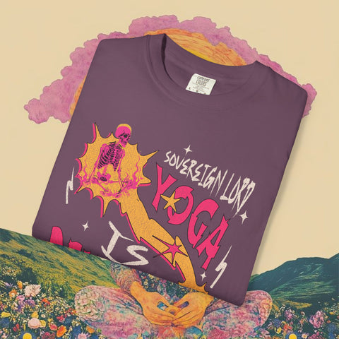 Yoga is Demonic Garment-Dyed T-shirt