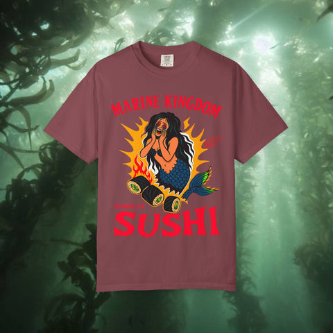 Marine Kingdom Sushi Garment-Dyed T-shirt