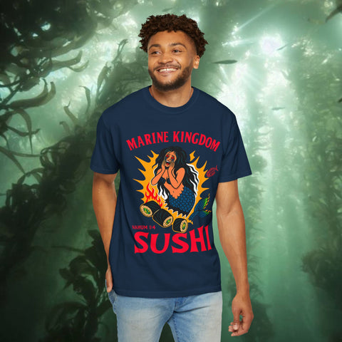 Marine Kingdom Sushi Garment-Dyed T-shirt