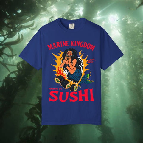Marine Kingdom Sushi Garment-Dyed T-shirt