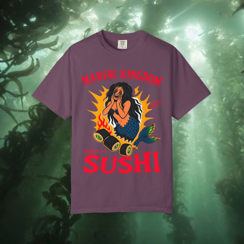 Marine Kingdom Sushi Garment-Dyed T-shirt