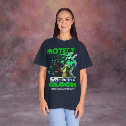 Protect The Flock Garment-Dyed T-shirt