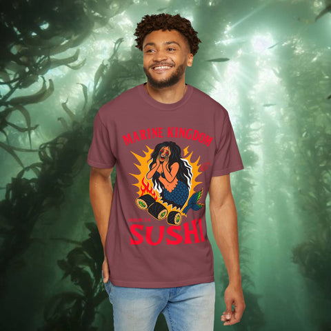 Marine Kingdom Sushi Garment-Dyed T-shirt