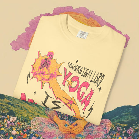 Yoga is Demonic Garment-Dyed T-shirt