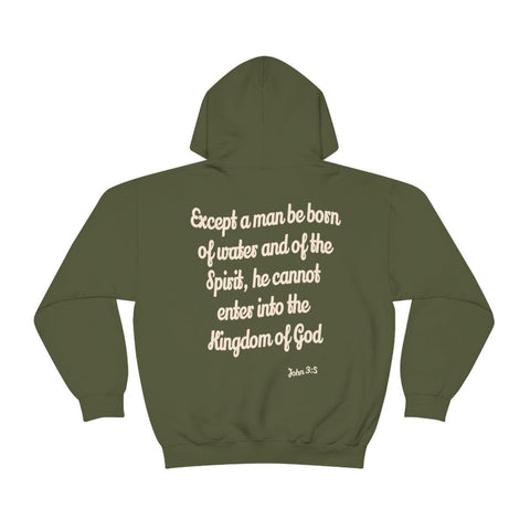 John 3:5 Unisex Heavy Blend™ Hooded Sweatshirt - Lord of Lords