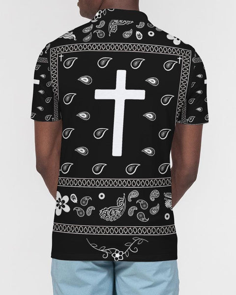 Christian Bandana Men's Slim Fit Short Sleeve Polo - Lord of LordsPolo