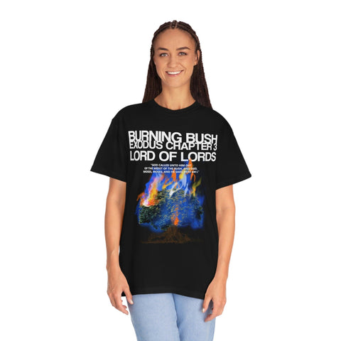 Unisex Burning Bush Garment-Dyed Tee - Lord of LordsT-Shirt