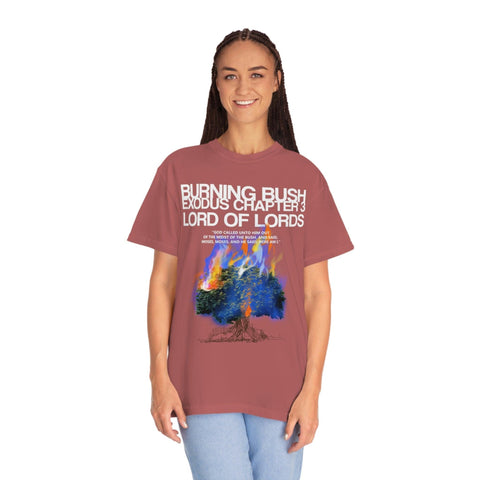 Unisex Burning Bush Garment-Dyed Tee - Lord of LordsT-Shirt