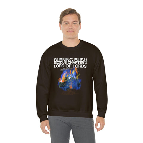 Unisex Burning Bush Heavy Blend™ Crewneck Sweatshirt - Lord of LordsSweatshirt