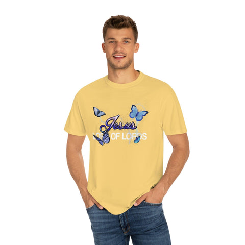 Unisex Butterfly Garment-Dyed Tee - Lord of LordsT-Shirt