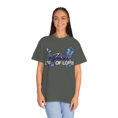 Unisex Butterfly Garment-Dyed Tee - Lord of LordsT-Shirt