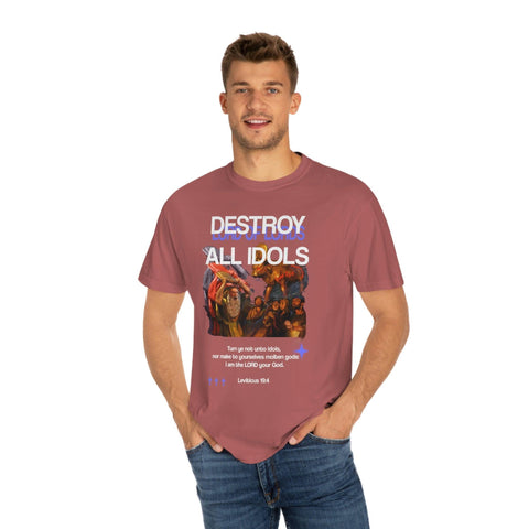 Unisex Destroy All Idols Garment-Dyed Tee - Lord of LordsT-Shirt