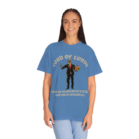 Unisex Revelation 14:13 Garment-Dyed Tee - Lord of LordsT-Shirt
