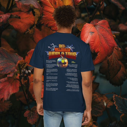 2023 Anti-Halloween World Tour Garment-Dyed T-shirt