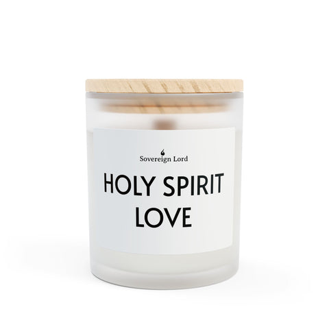 Godly Love Frosted Glass Candles