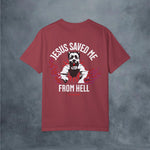 Jesus Saved Me Garment-Dyed T-shirt