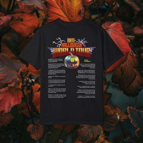 2023 Anti-Halloween World Tour Garment-Dyed T-shirt