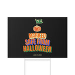 Marked Safe From Halloween Lawn Sign