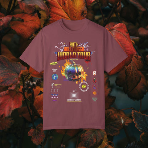 2023 Anti-Halloween World Tour Garment-Dyed T-shirt