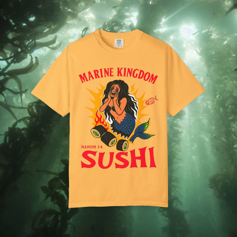 Marine Kingdom Sushi Garment-Dyed T-shirt