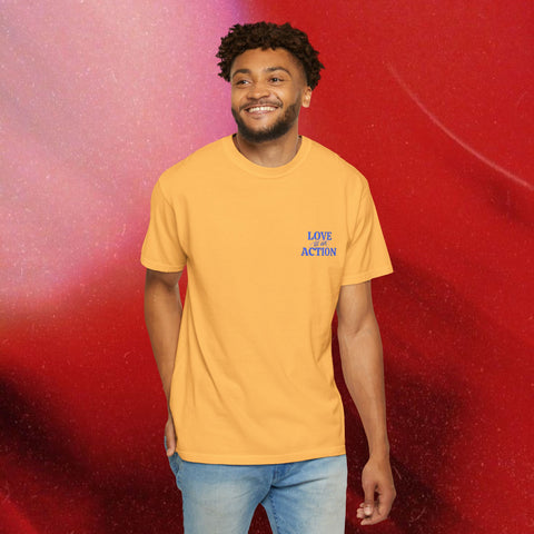 Love is an Action Garment-Dyed T-Shirt