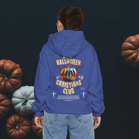 Anti-Halloween Club Garment-Dyed Hoodie