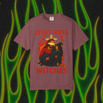 Jesus Saves Witches Garment-Dyed T-shirt