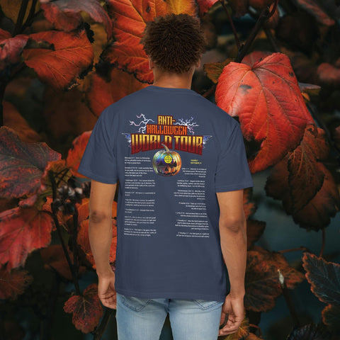 2023 Anti-Halloween World Tour Garment-Dyed T-shirt