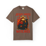 Jesus Saves Witches Garment-Dyed T-shirt