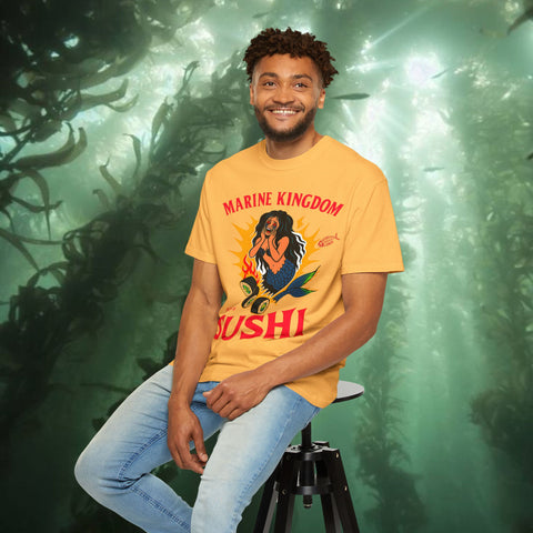 Marine Kingdom Sushi Garment-Dyed T-shirt