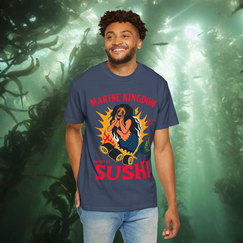 Marine Kingdom Sushi Garment-Dyed T-shirt