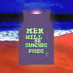 Men Will be Suicide Free Garment-Dyed Tank Top