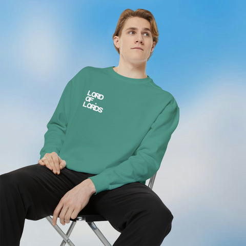 Logo Sporty Garment-Dyed Sweatshirt