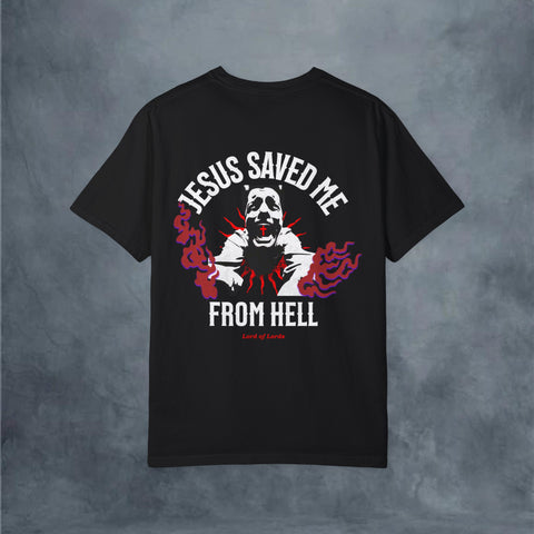 Jesus Saved Me Garment-Dyed T-shirt