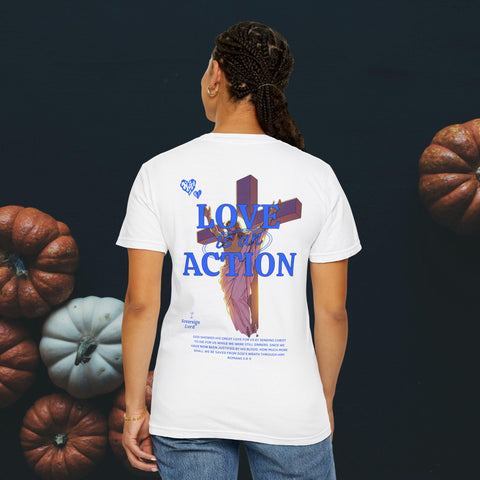 Love is an Action Garment-Dyed T-Shirt