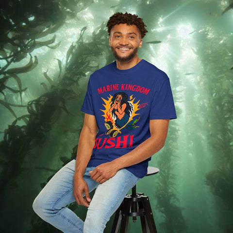 Marine Kingdom Sushi Garment-Dyed T-shirt