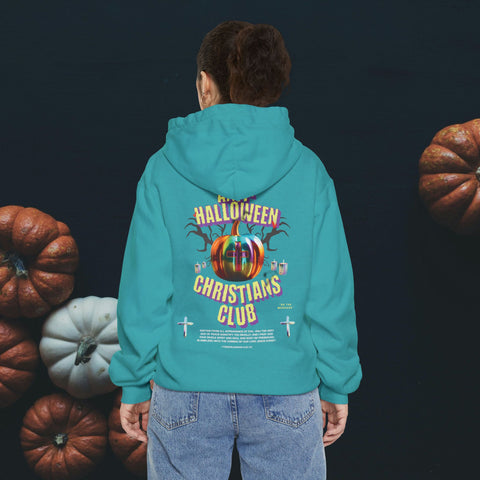 Anti-Halloween Club Garment-Dyed Hoodie