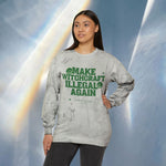 Make Witchcraft Illegal Again Color Blast Crewneck Sweatshirt